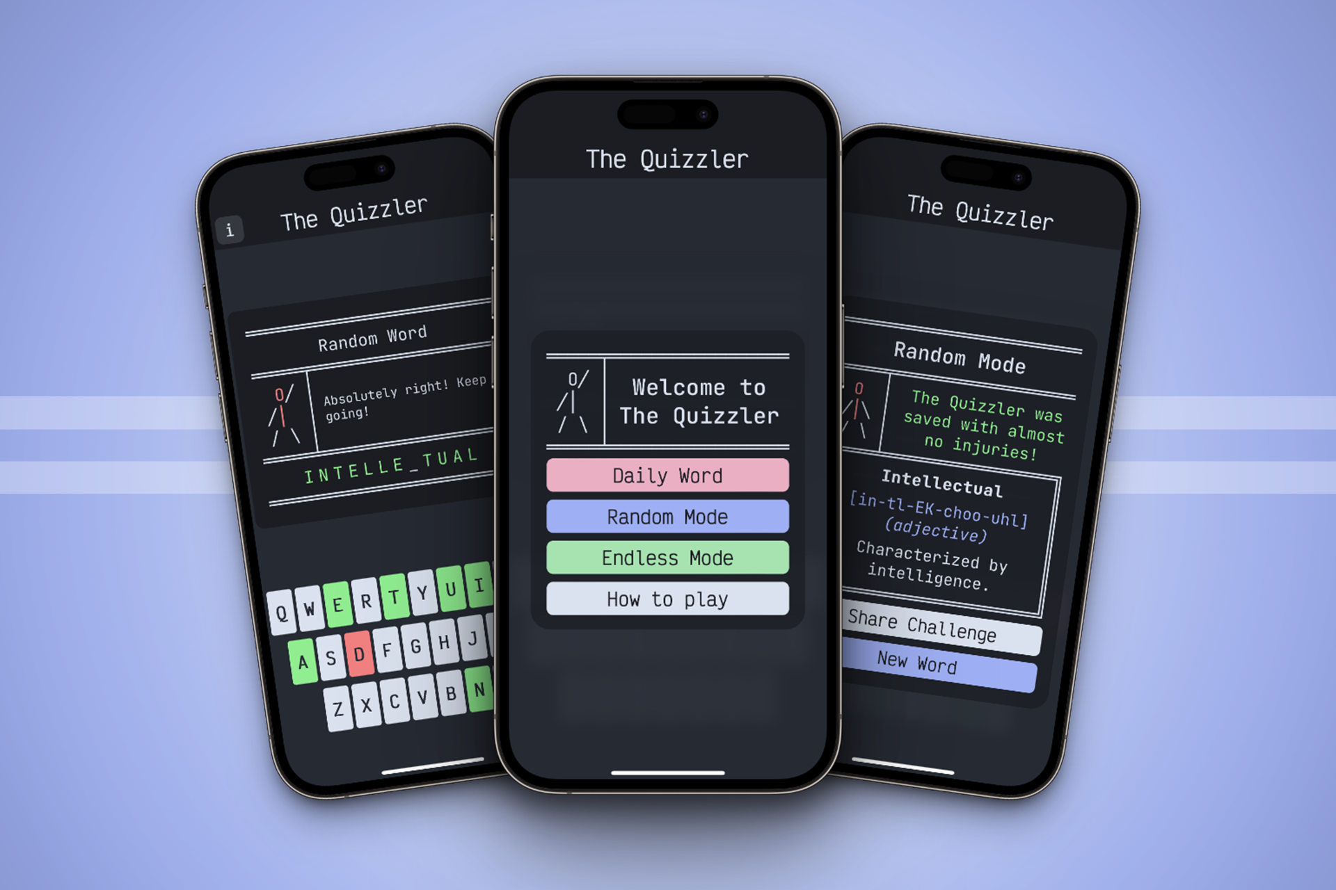 The Quizzler game Screenshot